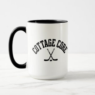 Tasse de rivalité chauffée de hockey Cottage Core