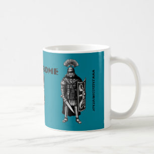 Tasse de Rome avec l'art romain de dessin de stylo