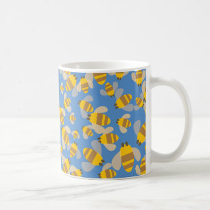 Tasse de ronflement d'abeilles de miel