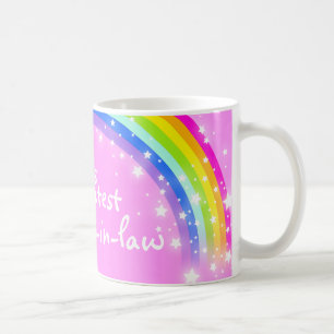 Tasse de rose d'arc-en-ciel de la plus grande