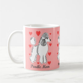 Tasse de rose de maman de caniche