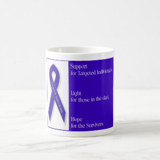 Tasse de ruban d'indigo