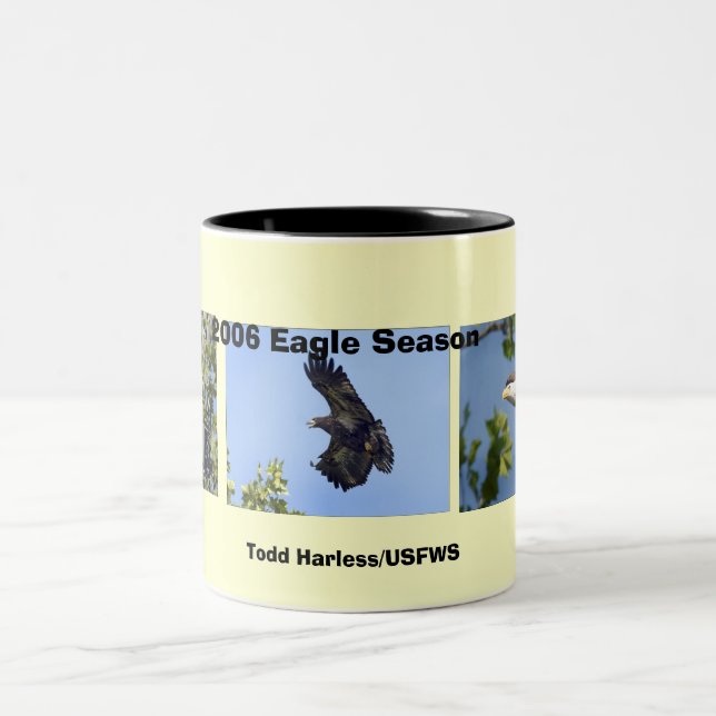 Tasse de saison d'Eagle de deux tons (Centre)