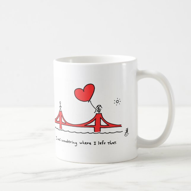 Tasse de San Francisco par des coeurs et tous (Droite)