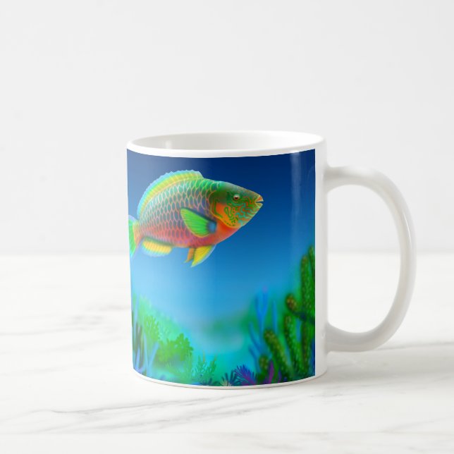 Tasse de scare de récif coralien (Droite)