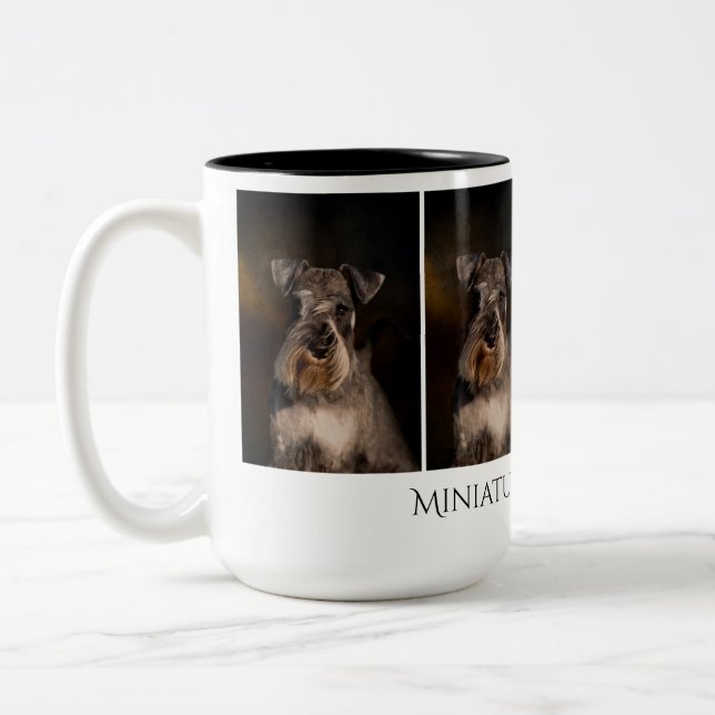 Tasse de Schnauzer miniature (Gauche)