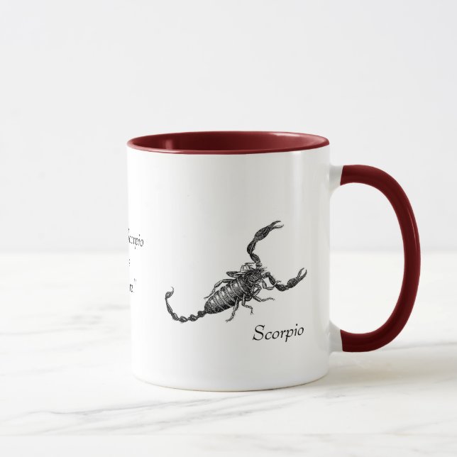 Tasse de Scorpion avec dire (Droite)
