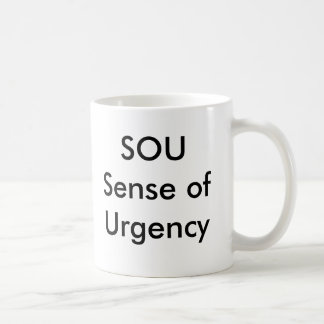 Tasse de sensation d'urgence de SOU