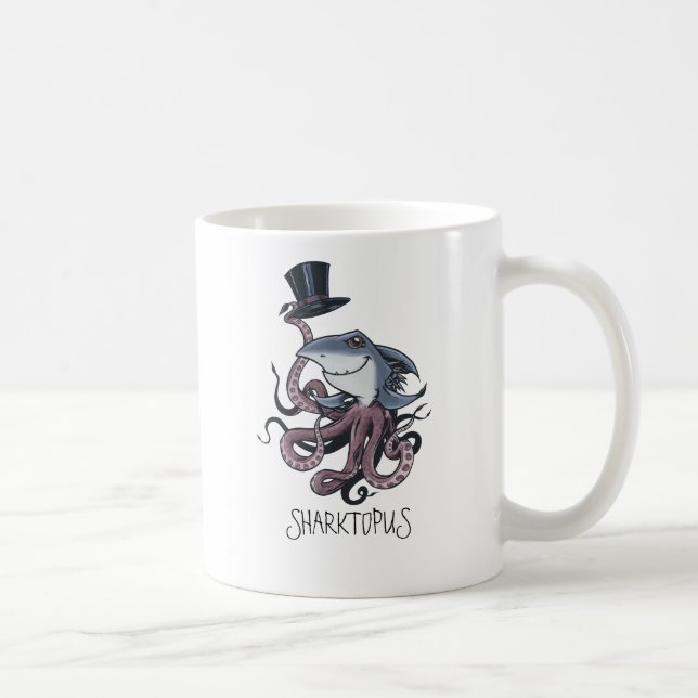 Tasse de Sharktopus de bande dessinée (Droite)