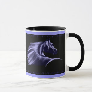 Tasse de silhouette de cheval
