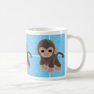 Tasse de singe de caresse