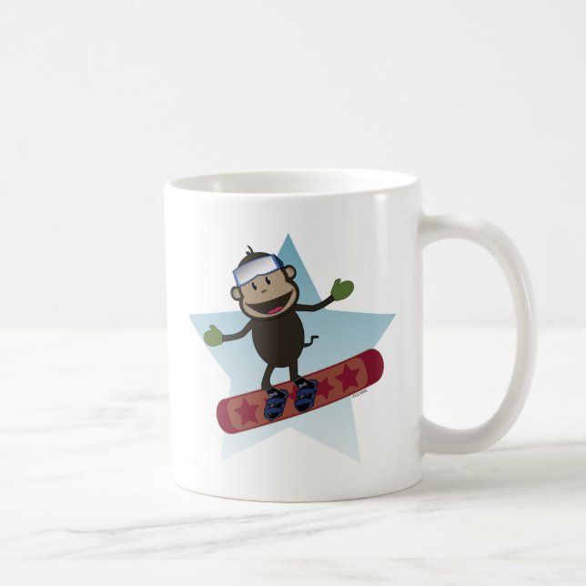 Tasse de singe de surf des neiges (Droite)