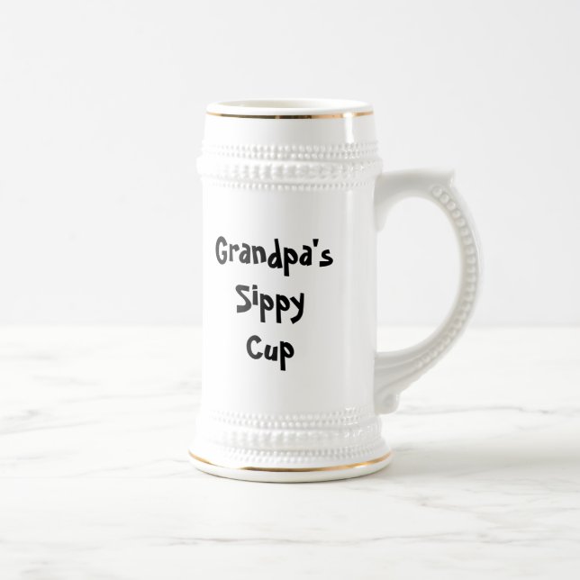 Tasse de Sippy du grand-papa (personnalisable) (Droite)