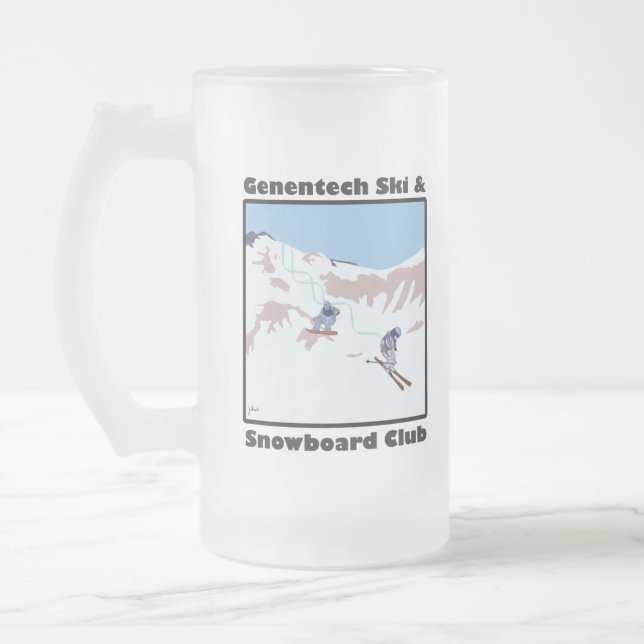 Tasse de ski de Genentech et de club de surf des (Gauche)