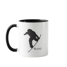 Tasse de snowboardeur