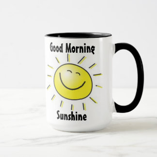 Tasse de soleil bonjour