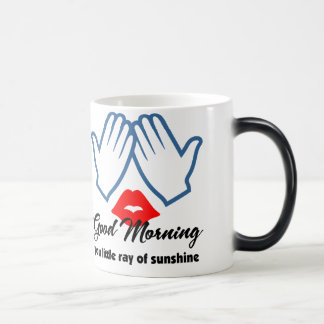 Tasse de soleil du matin