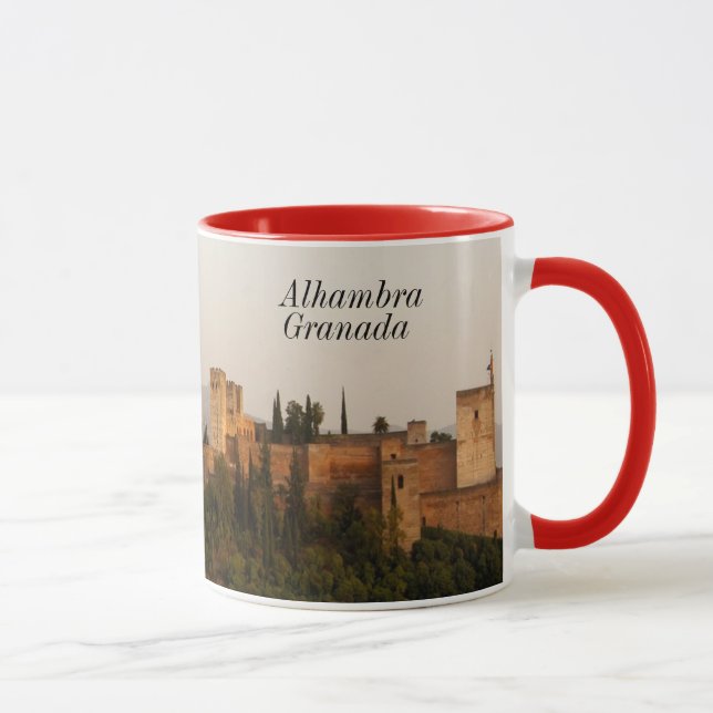 Tasse de sonnerie d'Alhambra Grenade Espagne (Droite)