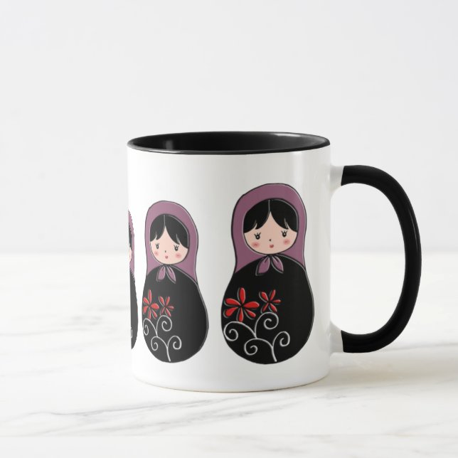 Tasse de sonnerie de Matryoshka (Droite)