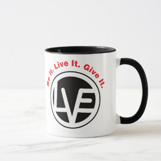 Tasse de sonnerie d'emblème d'amour
