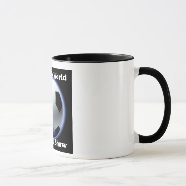Tasse de sonnerie d'exposition du football du (Droite)