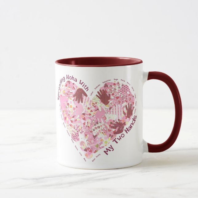 Tasse de sonnerie : Propagation Aloha (6 couleurs (Droite)