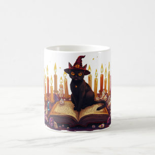Tasse de sorcière Chat Noir Tasse de café magiqu