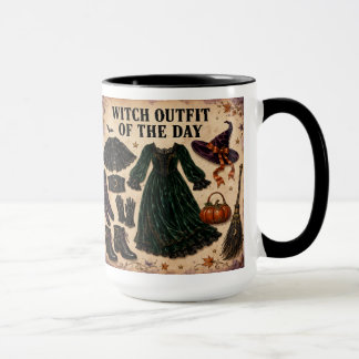 Tasse de sorcière de tasse de café d'automne