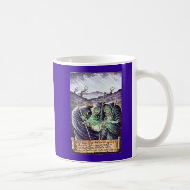 Tasse de sorcières de William Shakespeare Macbeth (Droite)
