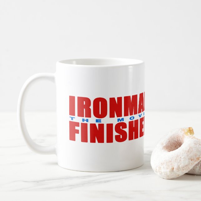 Tasse de souvenir de finisseur d'Ironman (Avec donut)