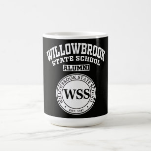 Tasse de souvenir de l'école d'État Willowbrook NY