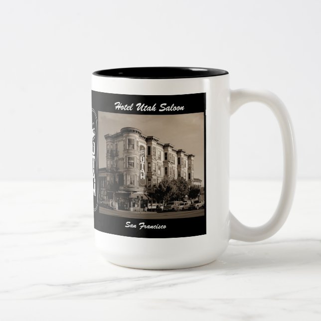 Tasse de souvenir de salle de l'Utah d'hôtel (Droit)