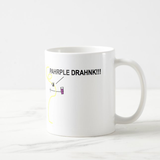 Tasse de Spaghatta Nadle Pahrple Drahnk (Droite)