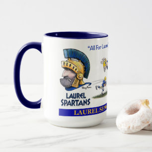 Tasse de Spartan de l'école secondaire supérieure