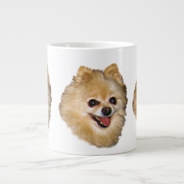 Tasse de spécialité de chien de Pomeranian (Devant)