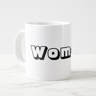Tasse de spécialité de couleur de texte noir nom d