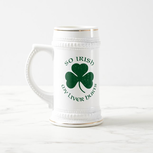 Tasse de St Patty customisée (Gauche)