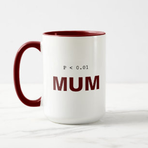 Tasse de statistiques de psychologie drôle Maman