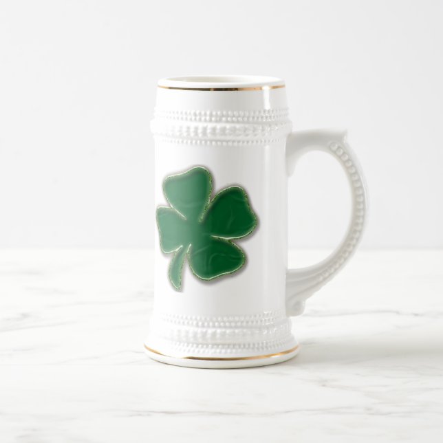 Tasse de Stein de shamrock (Droite)