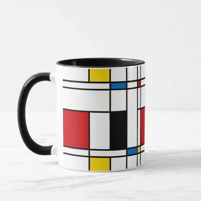 Tasse De Stijl Motif (Gauche)