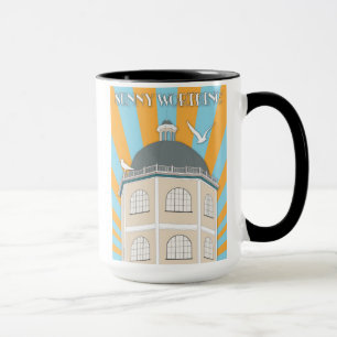 Tasse de style d'art déco comportant le dôme de