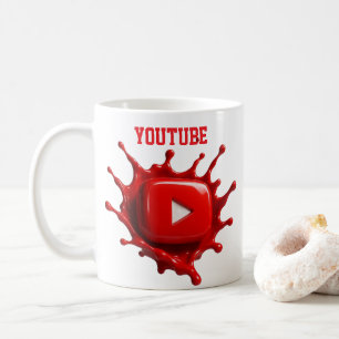 Tasse de style d'image YouTube