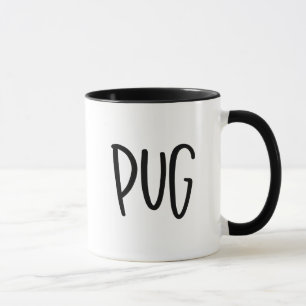 Tasse de style minimaliste branché pour les amoure