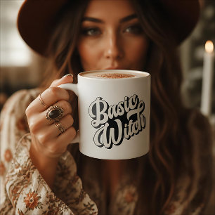 Tasse de style rétro Basic Witch