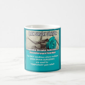 Tasse de survivant de chirurgie cérébrale