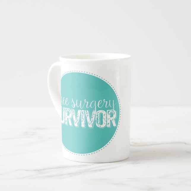 Tasse de survivant de chirurgie de genou (Devant gauche)