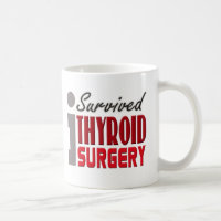 Tasse de survivant de chirurgie thyroïde