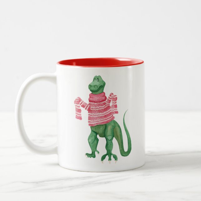 Tasse de Sweatersaurus-Rex (Gauche)