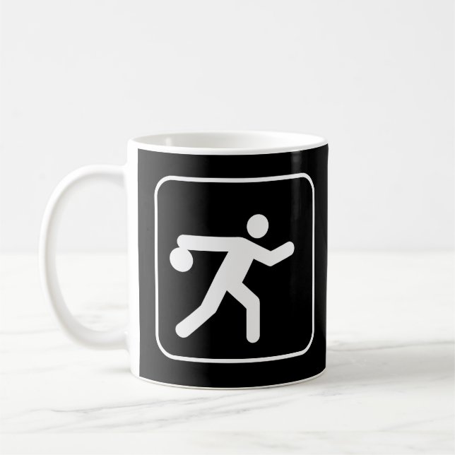 Tasse de symbole de bowling (Gauche)