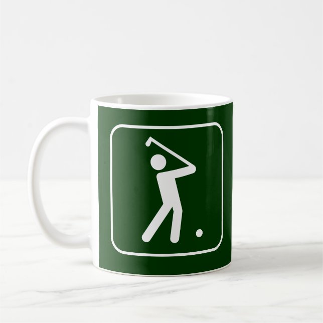 Tasse de symbole de golf (Gauche)